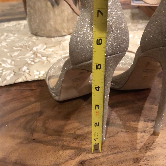 Stuart Weitzman Nudistdisco Pearl Platform Sandals 10 - Picture 12 of 16